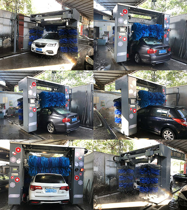 東莞市石竭站安裝德系往復(fù)式5刷電腦洗車(chē)機(jī)調(diào)試中…