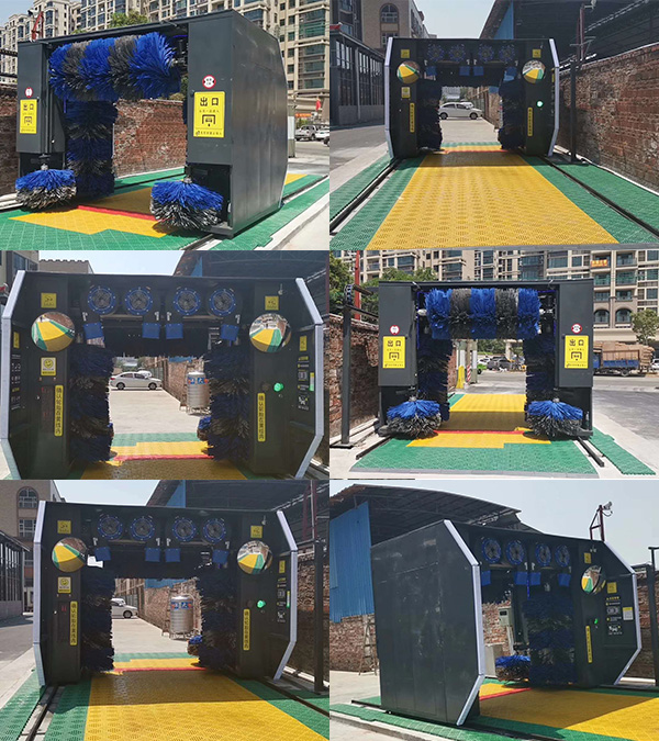 廣州佛山南海區(qū)無人值守龍門洗車設(shè)備安裝完畢……