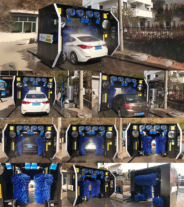  中國杭州振騰氣修（黑色）美嘉德龍門7刷洗車機安排測試現場拍攝1